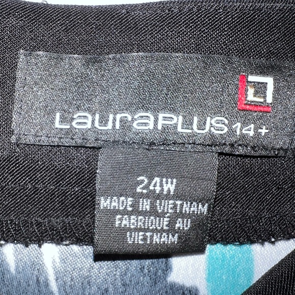 Teal flower sheath dress - Picture 2 of 2